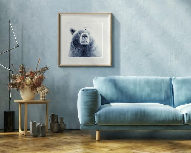 Bear & His Bee shown in a room setting