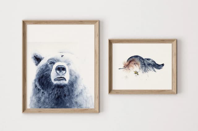 Bear & His Bee shown in a room setting